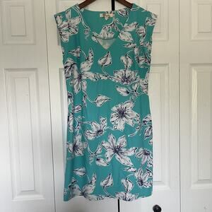 Women’s Aryeh Blue Floral Dress Size Large